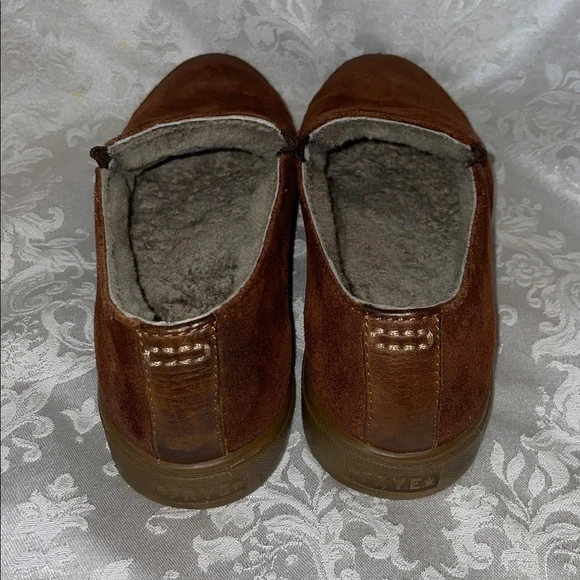 Frye Women’s Rich Brown Suede Slip-Ons.  Size 7.5 M - Picture 7 of 8